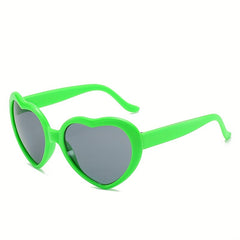 Boys Heart Shaped Frame Sunglasses UV Protection For Holiday Party Festivals