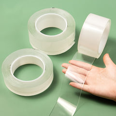 Transparent Nano Tape Washable Reusable Double Sided Tape Adhesive