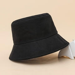 Strawberry Embroidery Bucket Hat Outdoor Fisherman Cap