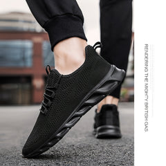 Men's Breathable Shock Absorption Sneakers for All Seasons