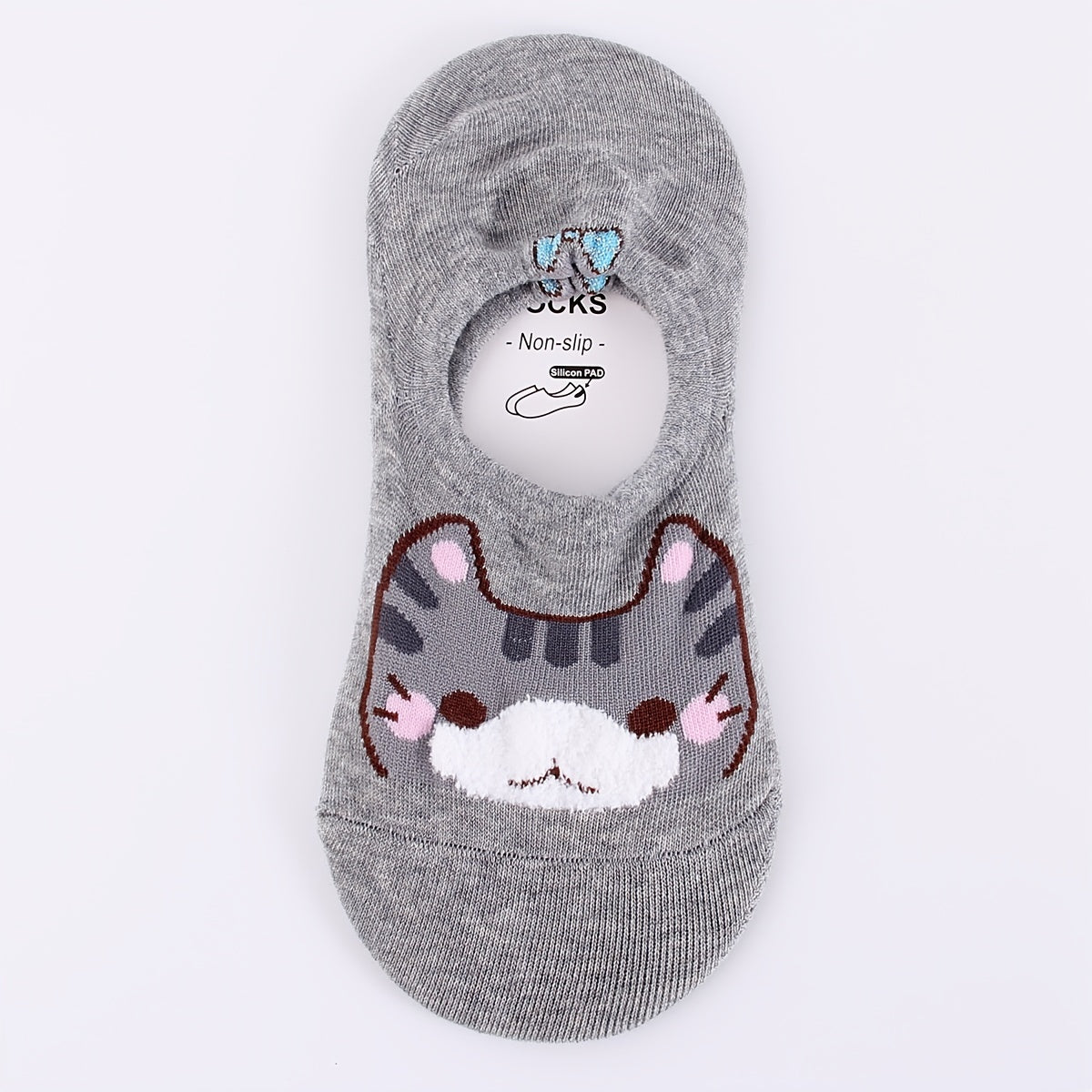5 Pairs Soft Kitty Socks Boat Sock Pack Women's Stockings