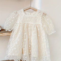 Toddler Girls' Lace Sweet Princess Dress For Party