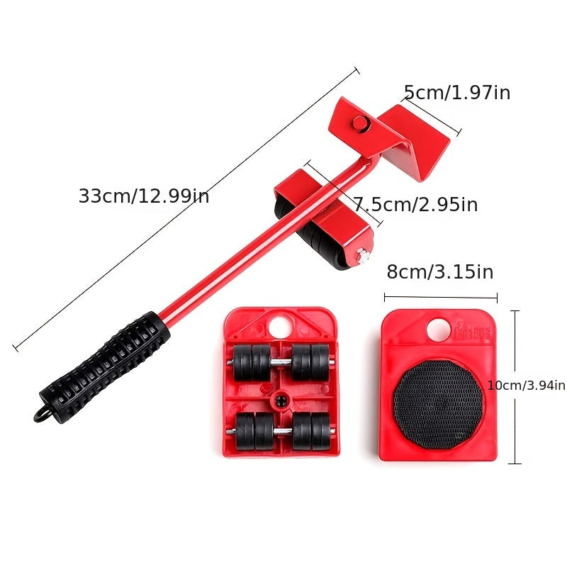 Furniture Slides Tools Kit Portable Moving Tool With Rollers