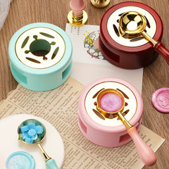 Wax Sealing Tool Set Fire Lacquer Seal Stamp Wax Heating Melting Tool