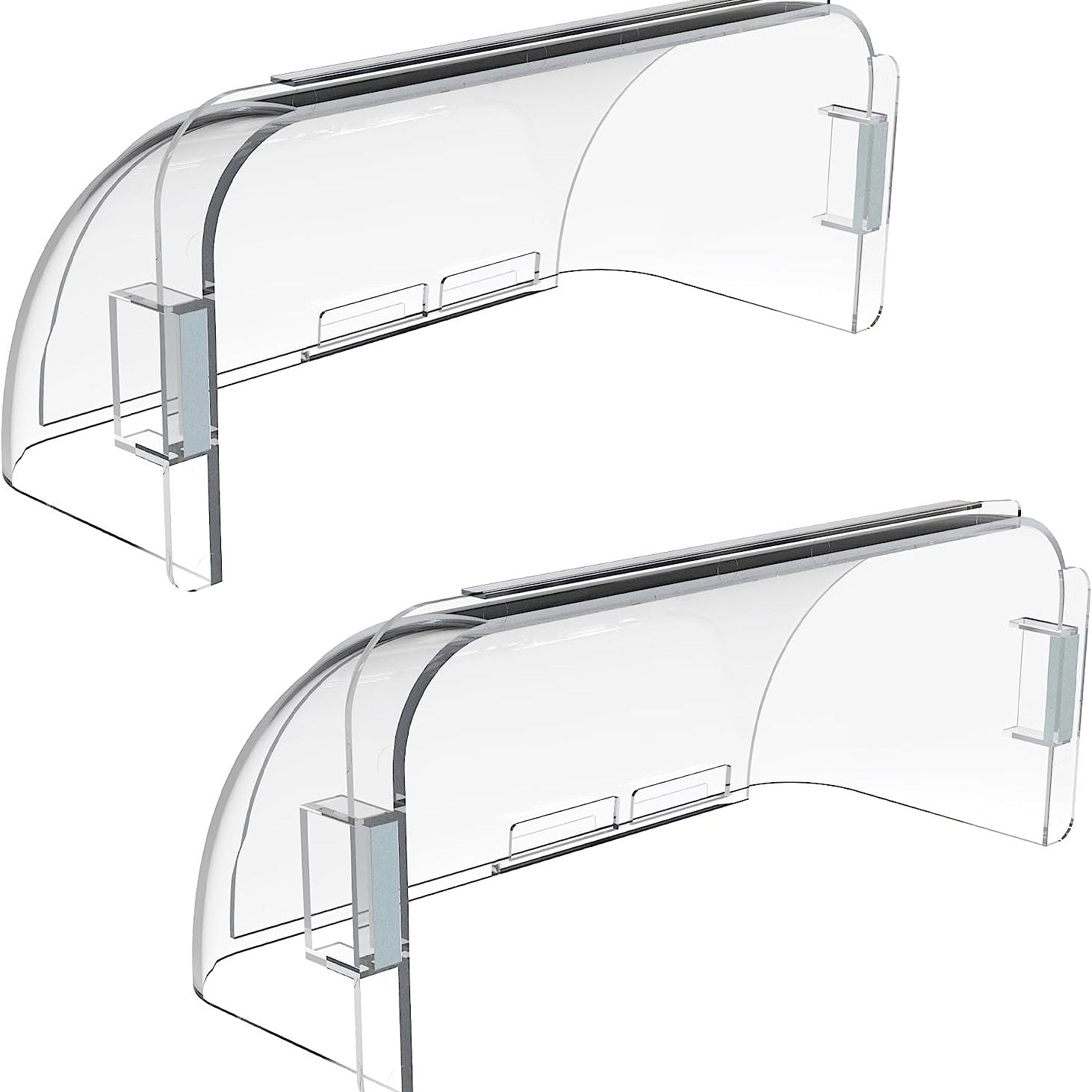 2 3pcs Adjustable Magnetic Heat And Air Deflector For Vents Sidewall