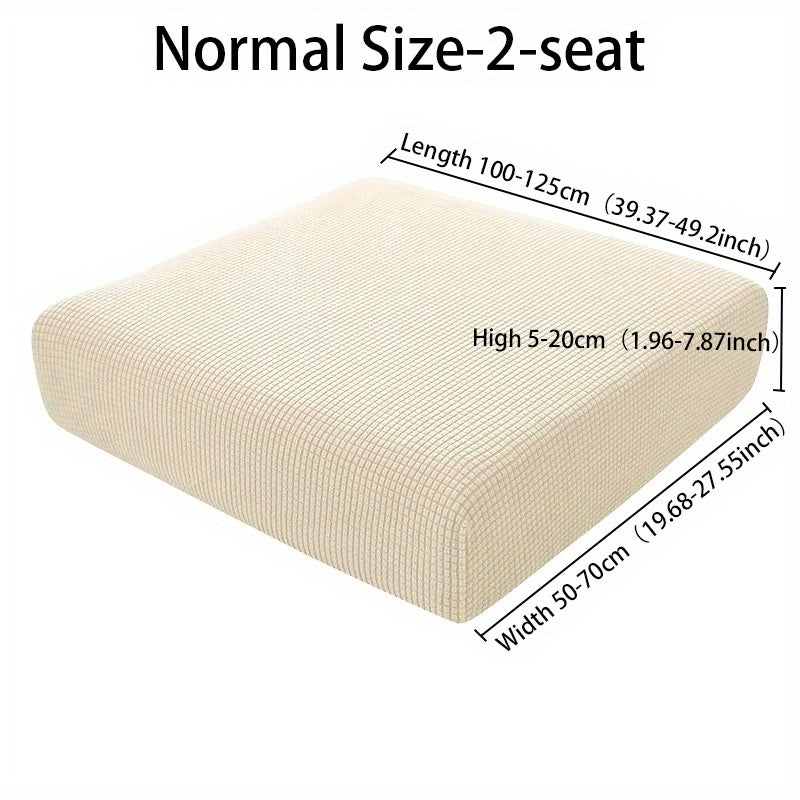 Elastic Jacquard Sofa Protector Seat Cushion Cover Washable Removable Slipcover