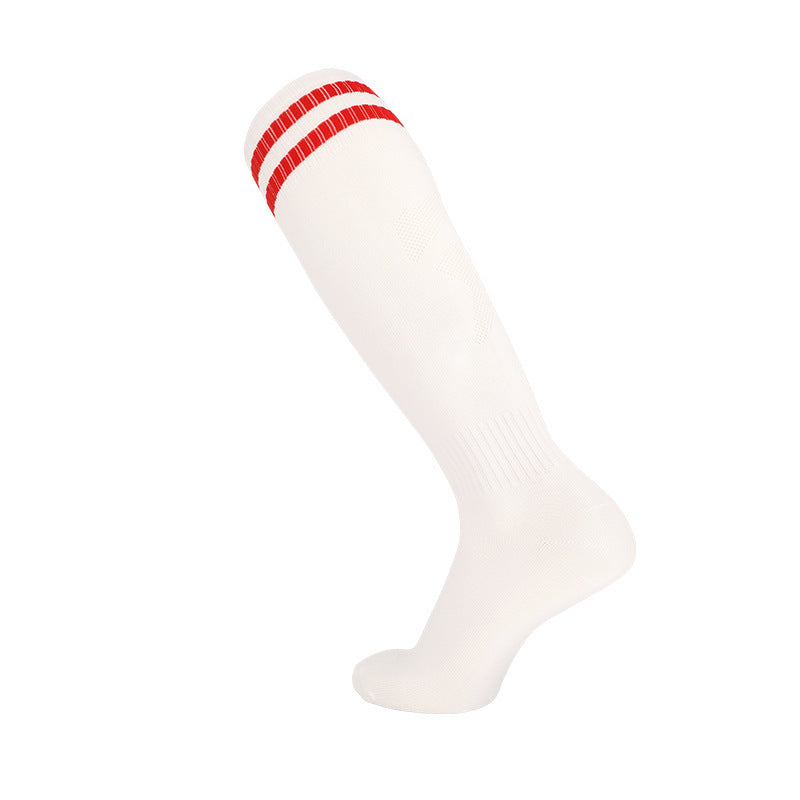 Thickened Football Socks Over Knee Striped Sports Socks