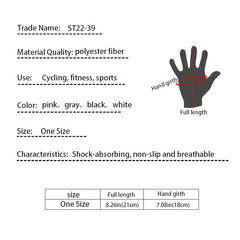 Mesh Breathable Elastic Gloves Thin Ice Silk Non-slip UV Protection