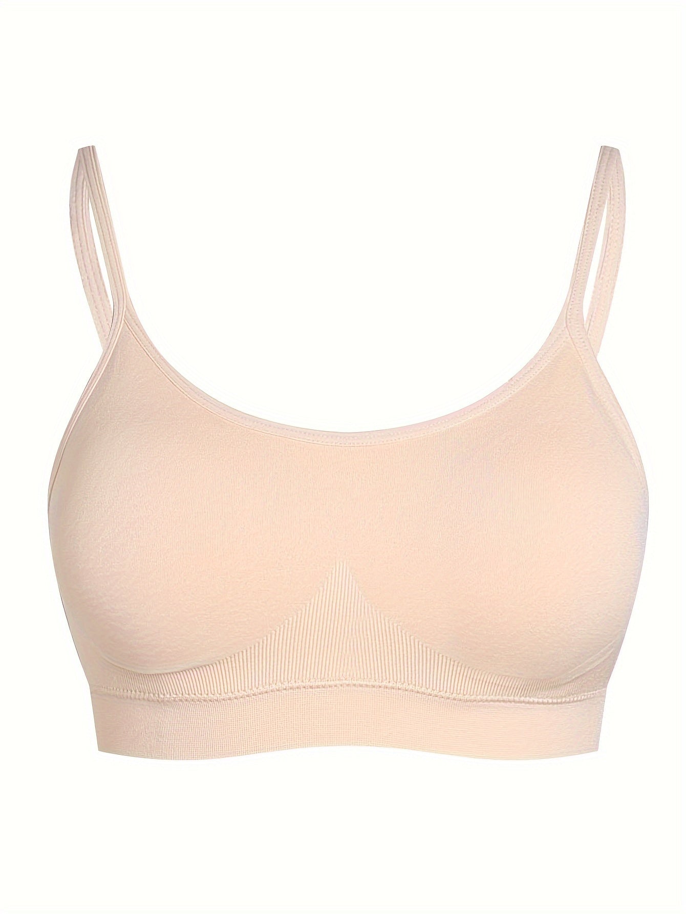 Seamless High Stretch Fitness Bra With Removable Pads