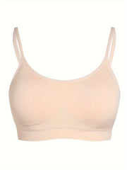 Seamless High Stretch Fitness Bra With Removable Pads