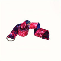 Printed Yoga Stretching Strap for Fitness - Tension Strap for Yoga