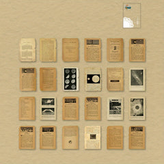 25pcs Vintage Stationery DIY Backing Paper Material