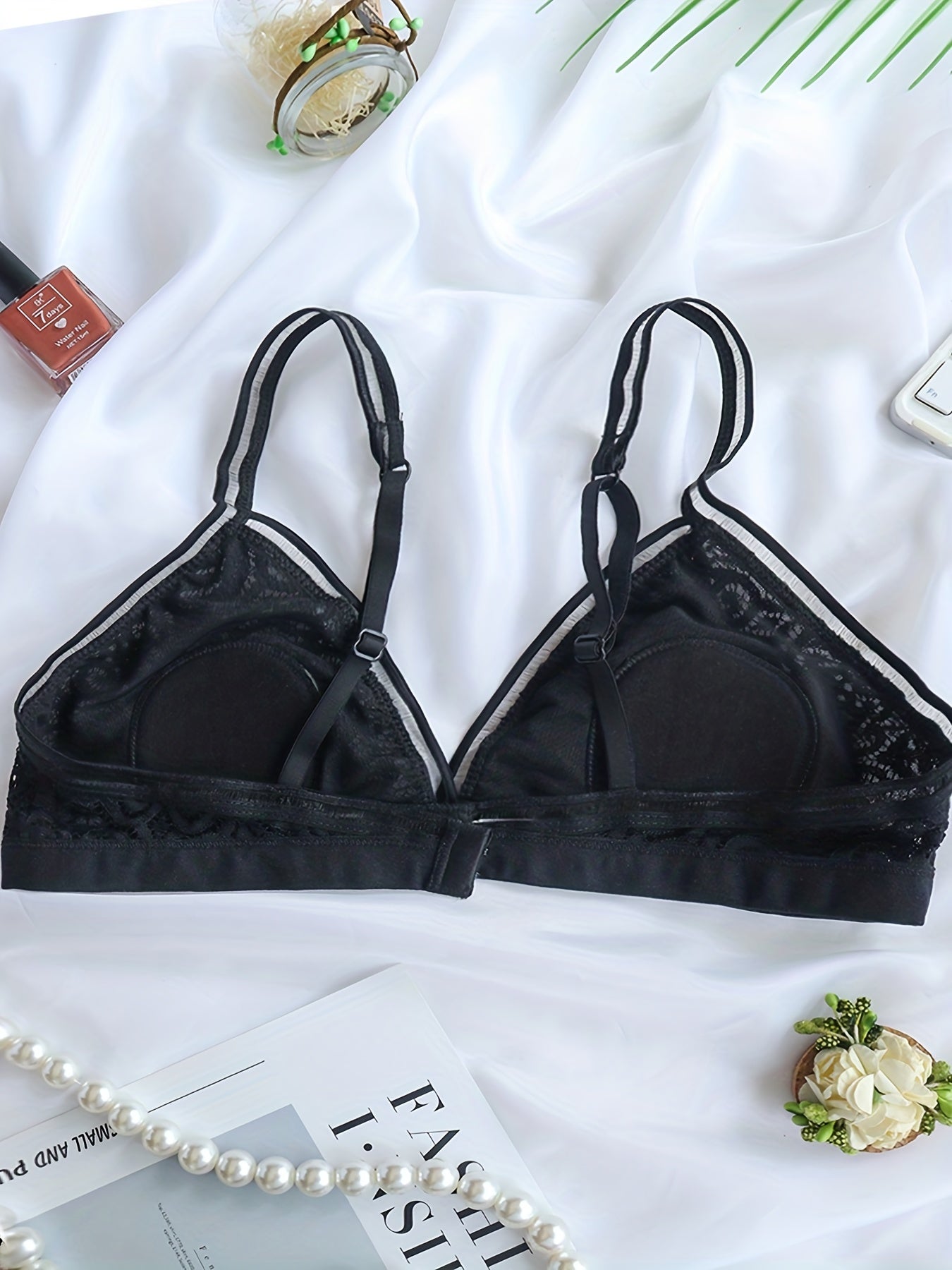 Floral Lace Wireless Bra Comfy & Sexy Lingerie