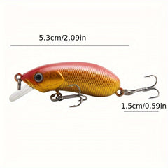 5pcs 8g Long Casting Minnow Lure Slow Sinking Artificial Bait