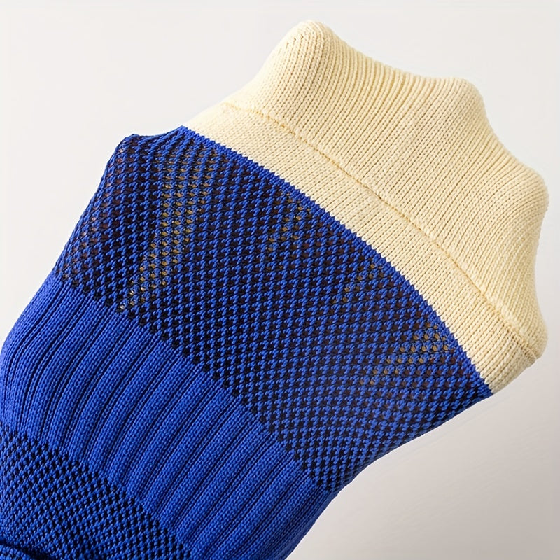 Polka Dot Sports Socks - Comfy & Breathable Non slip Women's Stockings