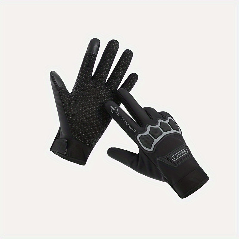 Thick Warm Windproof Cycling Gloves Touch Screen Fitness Gloves