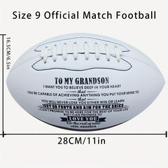 American Football Gift For Grandson Size 9