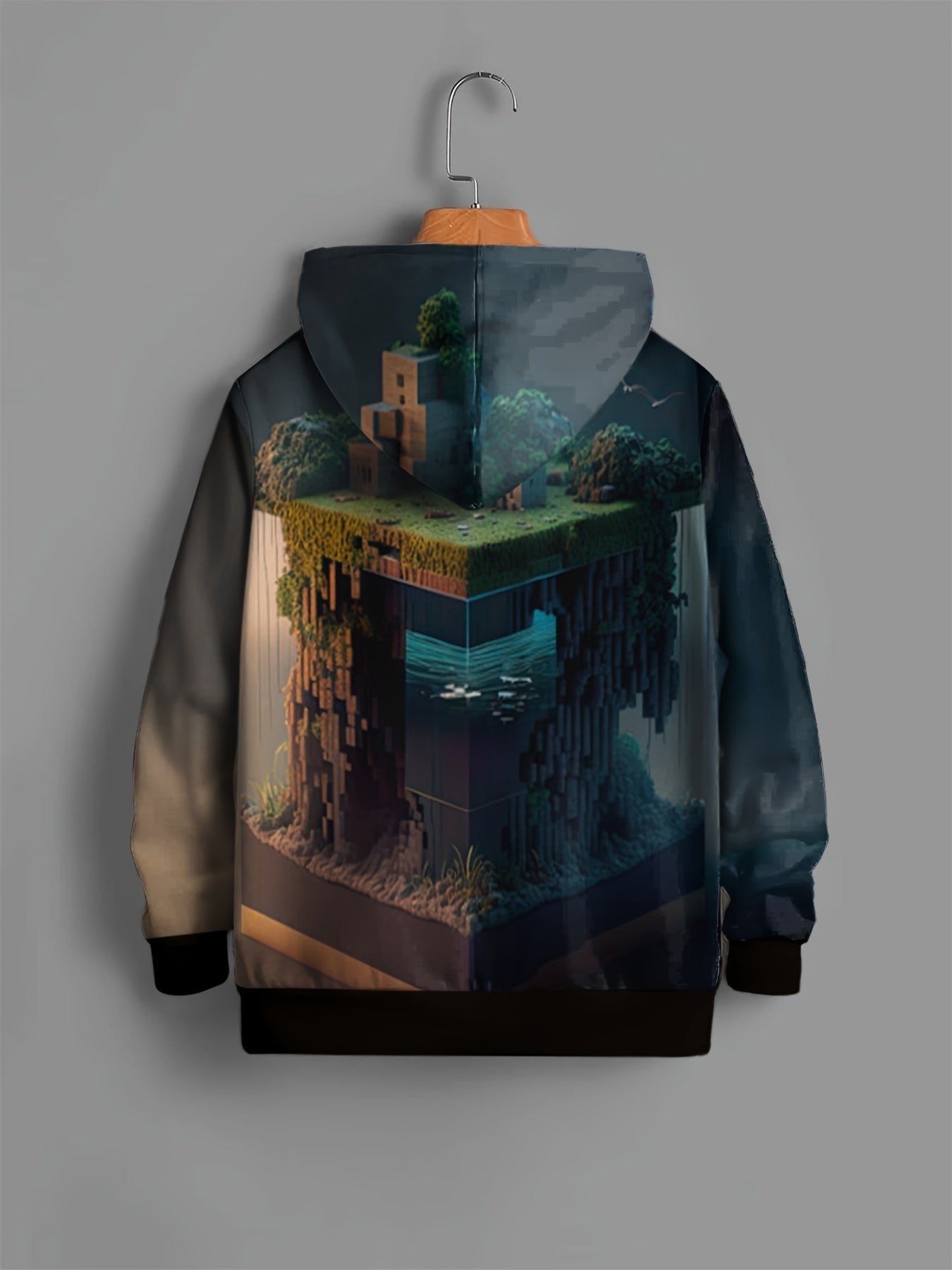 World Print Kid's Hoodie Unisex Pullover Casual Hooded Long Sleeve Top