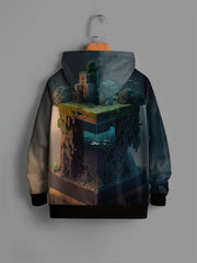 World Print Kid's Hoodie Unisex Pullover Casual Hooded Long Sleeve Top