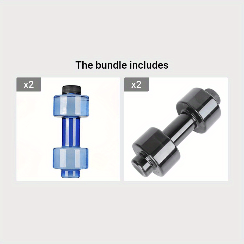 Portable Dumbbell Shape Water Cup 550ml Sports Bottle