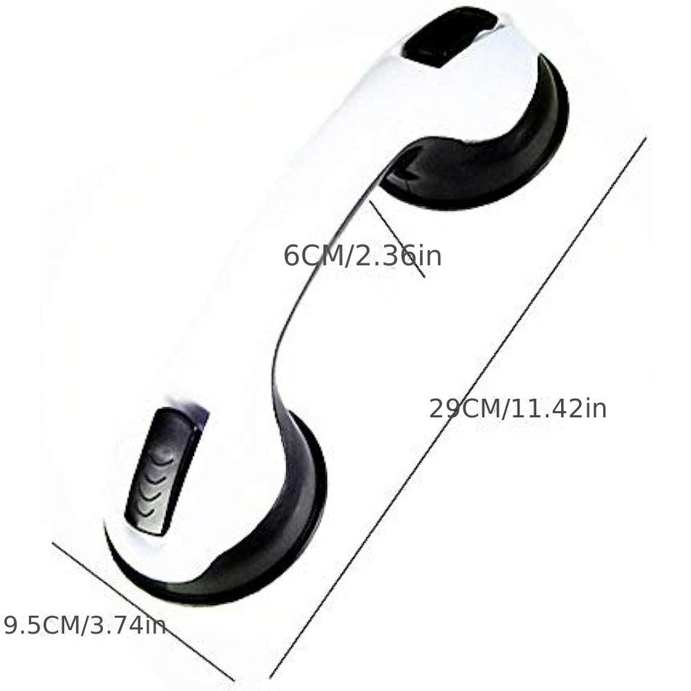 Suction Grab Bar Bathroom Handle Dual Locking Anti Slip
