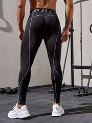 Men's Quick Dry Compression Leggings for Gym Fitness