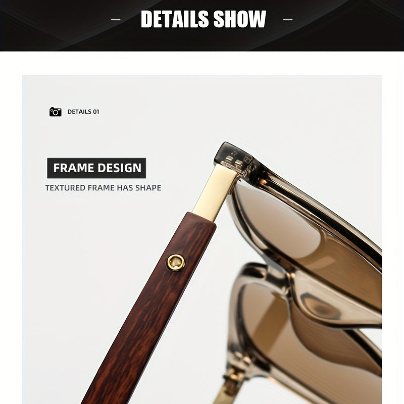 Men's Retro UV Protection Sunglasses Driving Sports Fishing Glasses