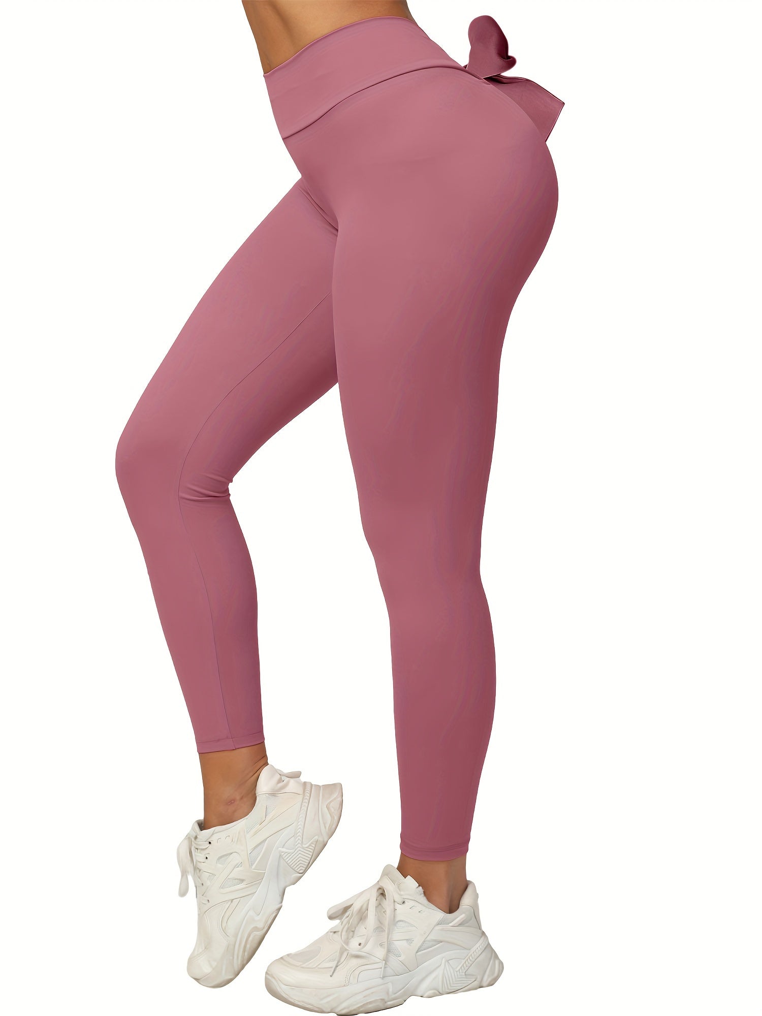 High Waist Butt Lifting Yoga Pants Solid Leggings Women's Activewear