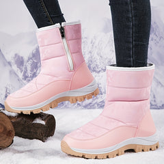 Women's Non-slip Thickened Snow Boots Warm Wear-Resistant Shoes