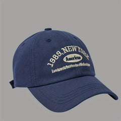 1989 York Baseball Cap Solid Embroidered Lightweight Dad Hat