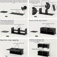 1pc Shoes Rack w/ Dustproof Door & Standing Design Household Storage Organizer