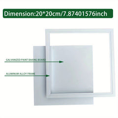 Aluminum Access Hole Cover Plate for Wall Pipeline Maintenance