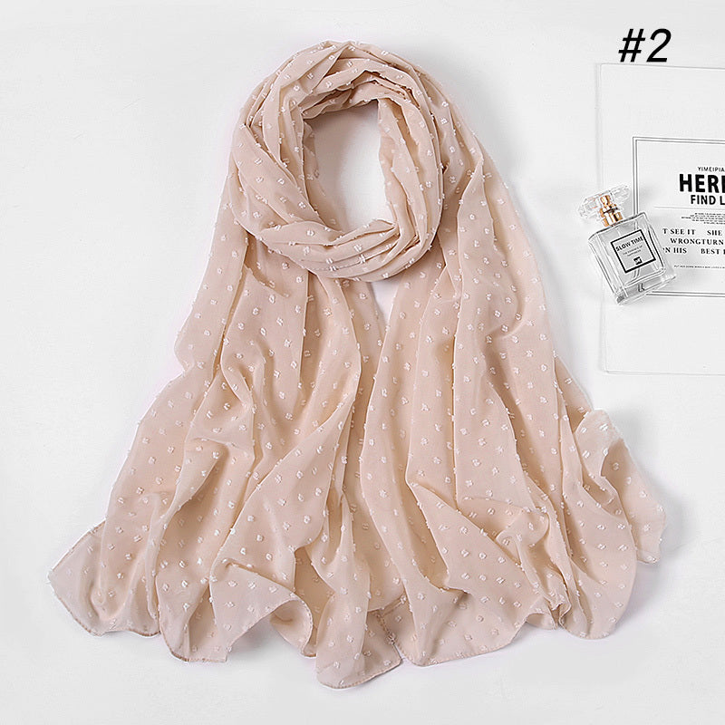 Chiffon Bandana Lightweight Long Shawl Scarf for Fall Winter