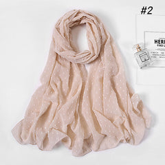 Chiffon Bandana Lightweight Long Shawl Scarf for Fall Winter