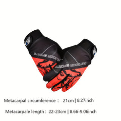 Men's Cycling Fitness Gloves Full Finger Non Slip Breathable Comfortable