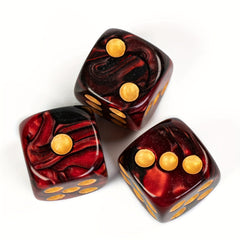 12pcs 16mm Dual Dice Set for Games & Collection