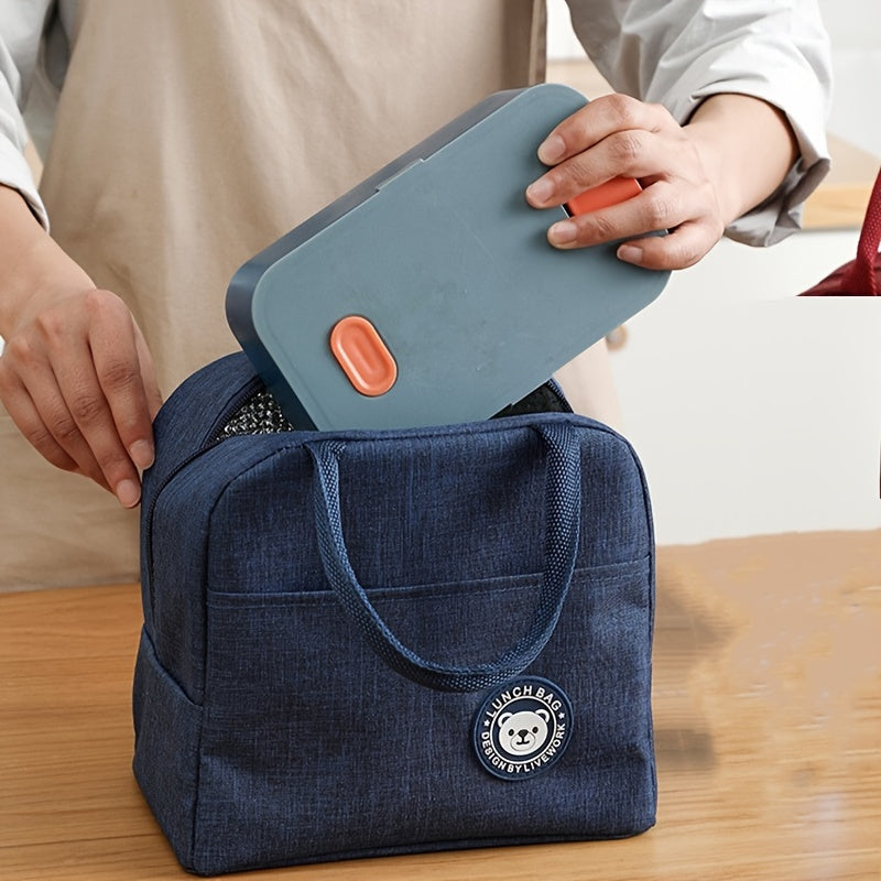 Waterproof Thermal Lunch Bag Insulation Portable Thickened Lunch Box Bag