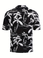 Men's Hawaiian Print Shirt Lightweight Casual Shirt For Spring Summer