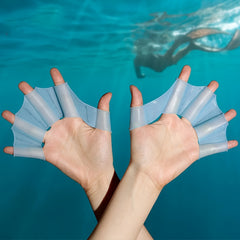 Non Slip Silicone Swimming Hand Fins for Pool Beach Sea Diving Training