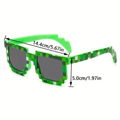 Y2K Mosaic Square Sunglasses UV400