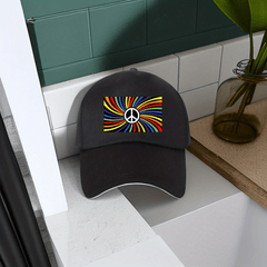 Pride Peace Flag Rainbow Flag Baseball Cap Universal Cap