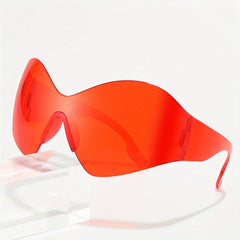 Y2K Future Style Sunglasses XL Frame Unisex Outdoor Eyewear