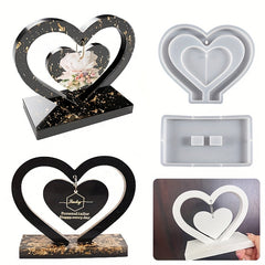 Heart Display Resin Mold for Home Decor & Jewelry Making