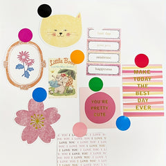 1 Inch 25mm Dot Coated Paper Label Roll 500pcs