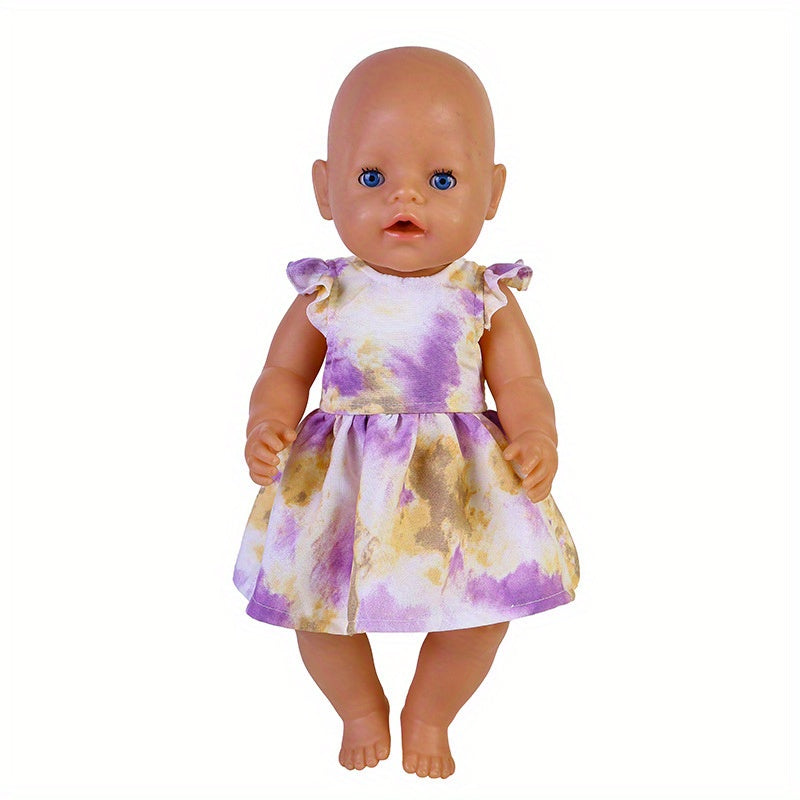 Flower Dress For 43 18 45 72 Cm Newborn Baby Doll