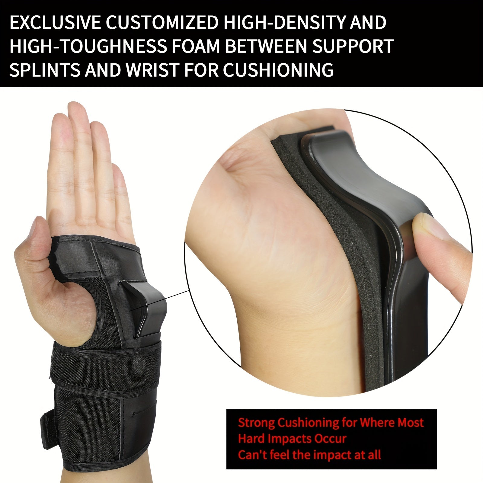 Protective Wrist Guards for Skateboarding Snowboarding Rollerblading