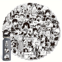 100pcs Anime Stickers Pack Waterproof Vinyl Laptop Water Bottle