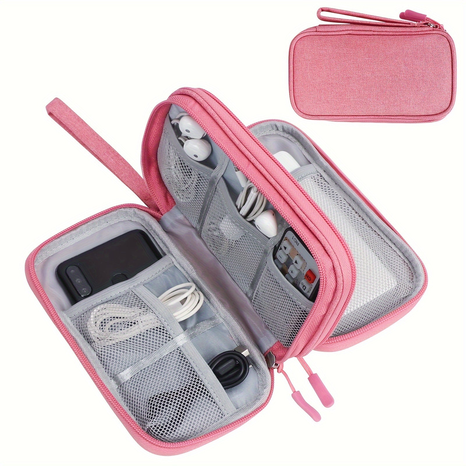 Travel Cable Organizer Bag Pouch Electronic Accessories Carry Case