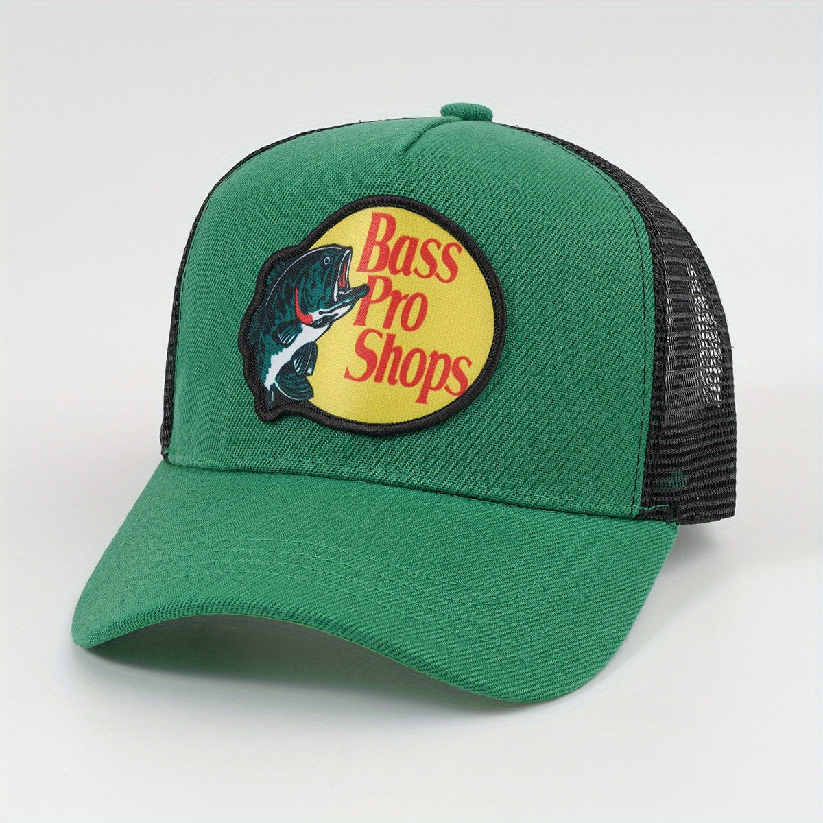Fish Print Trucker Hat Mesh Breathable Hip Hop Baseball Cap Unisex