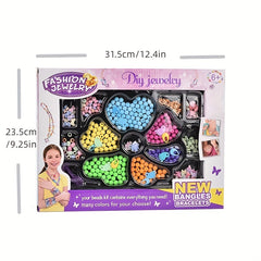 DIY Pop Beads Toy Necklace Bracelet Set for Kids